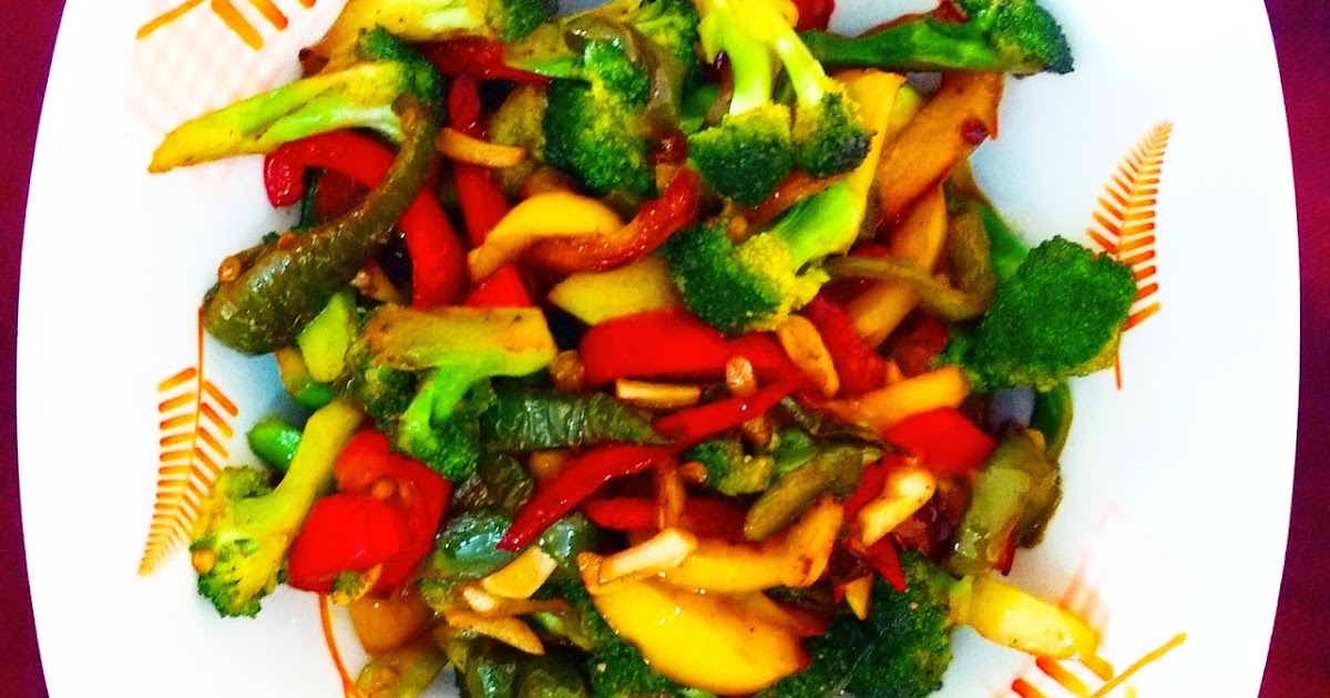 The Food Root SAUTÉED BROCCOLI WITH BELL PEPPERS