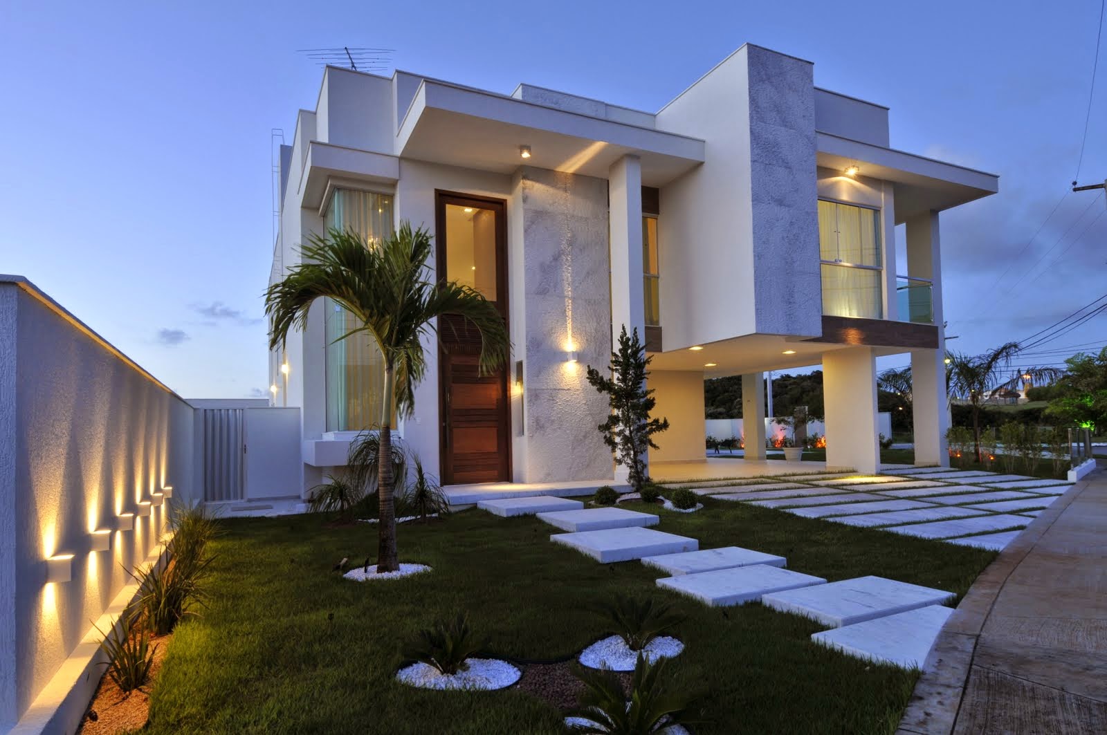 Fachada De Casas Quadradas LIBRAIN