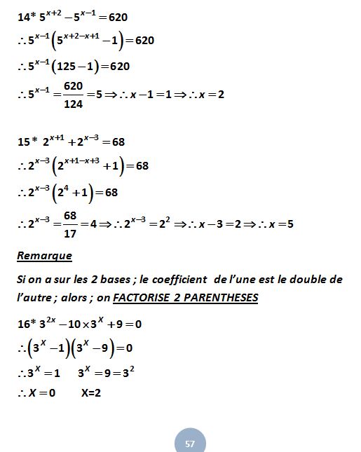 ALGEBRE CHAPITRE 2 | 2EME SECONDAIRE