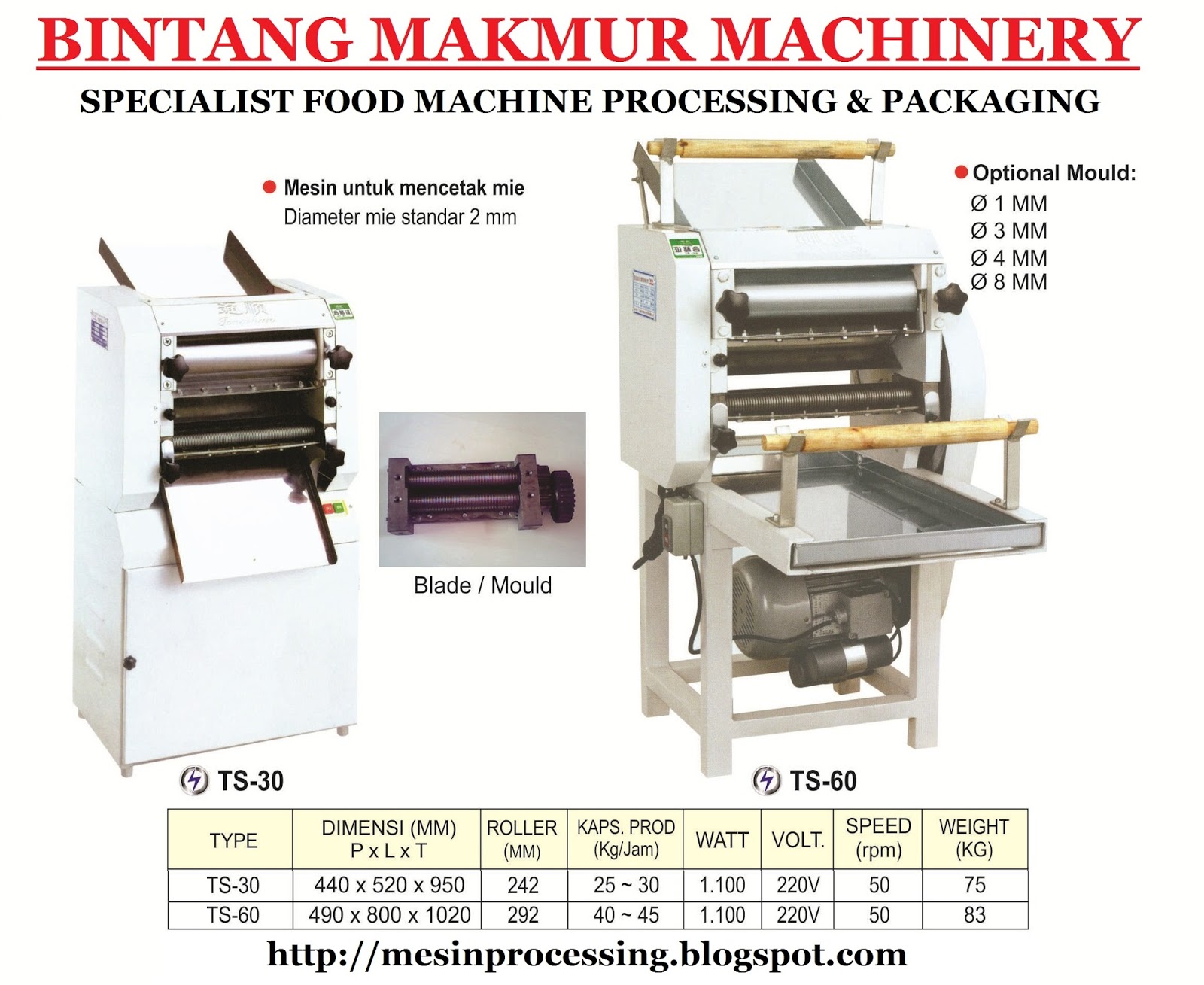AUTOMATIC NOODLE MAKER Bintang Makmur