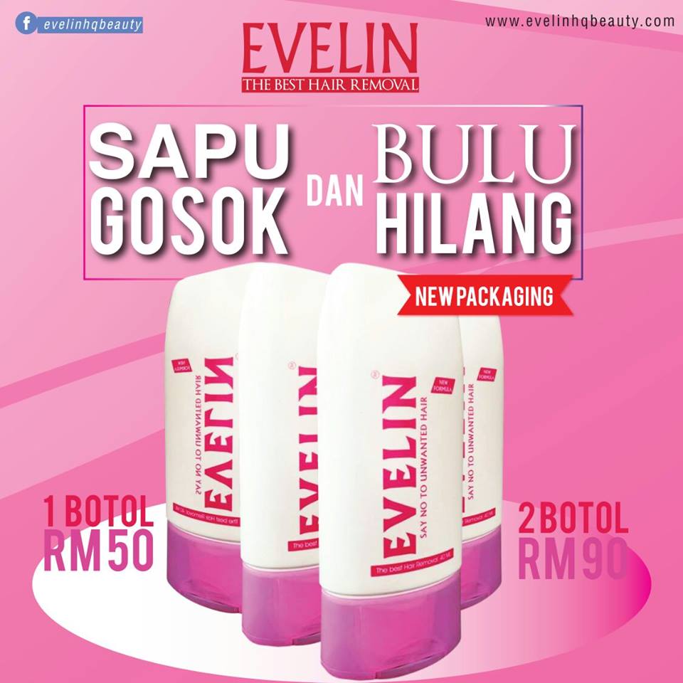EVELIN HAIR REMOVAL CREAM MURAH DAN ORIGINAL ISTIMEWA DAN TERBAIK