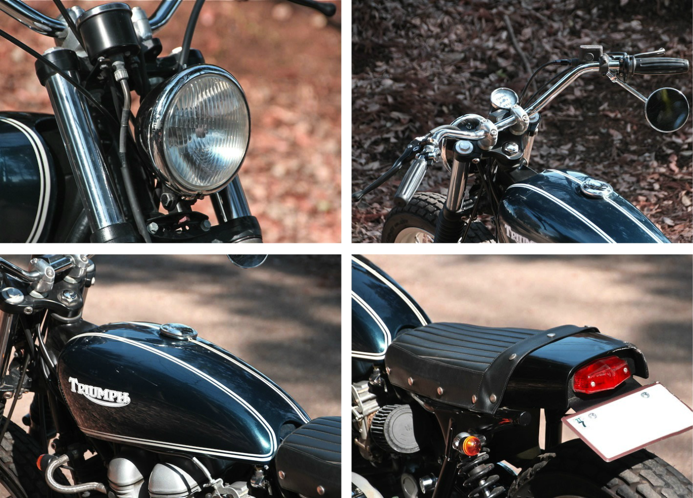 M&M Motorcycle T100 Inazuma café racer