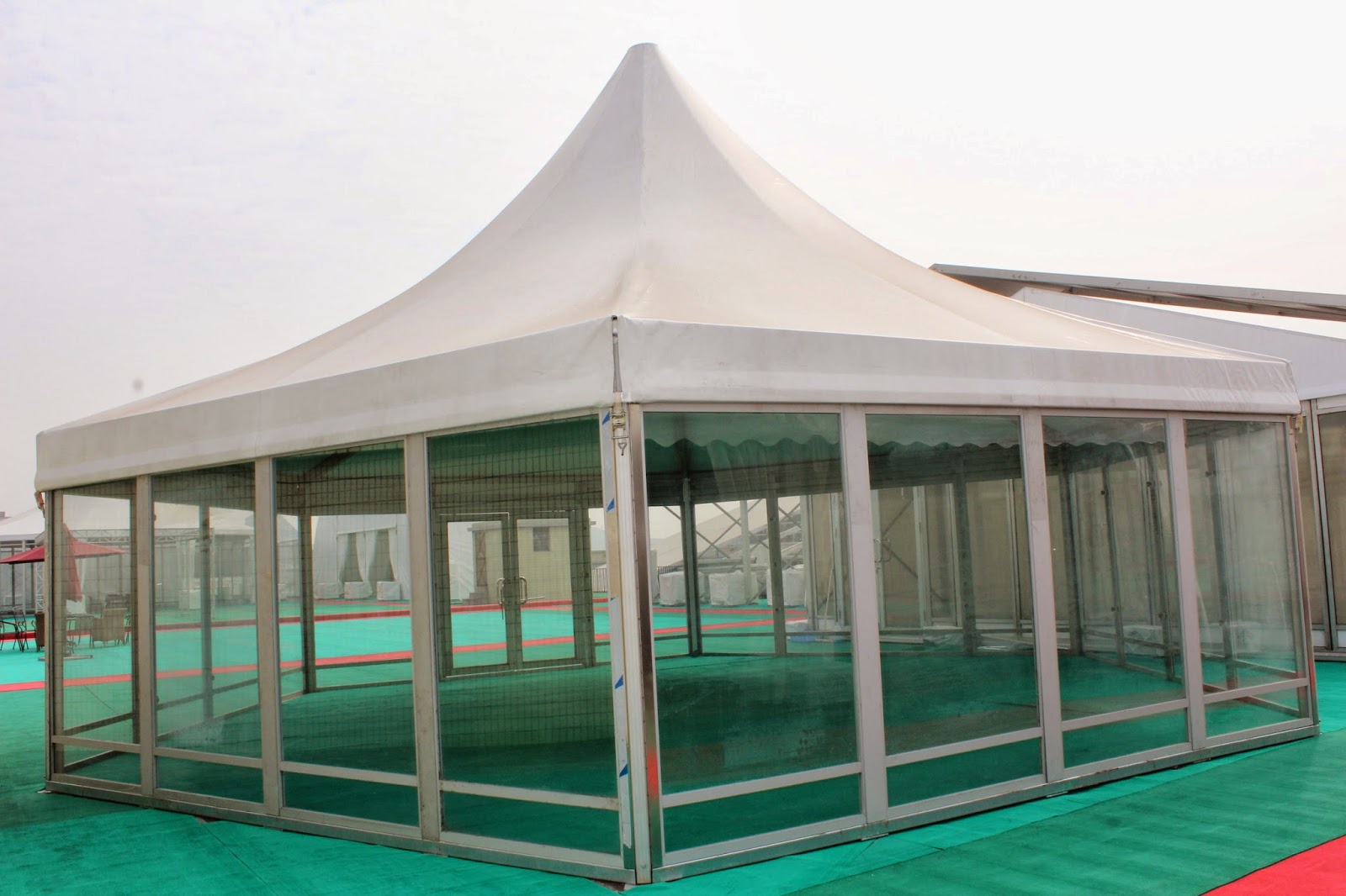 Temporary aluminum tent for events exhibition wedding party temporary