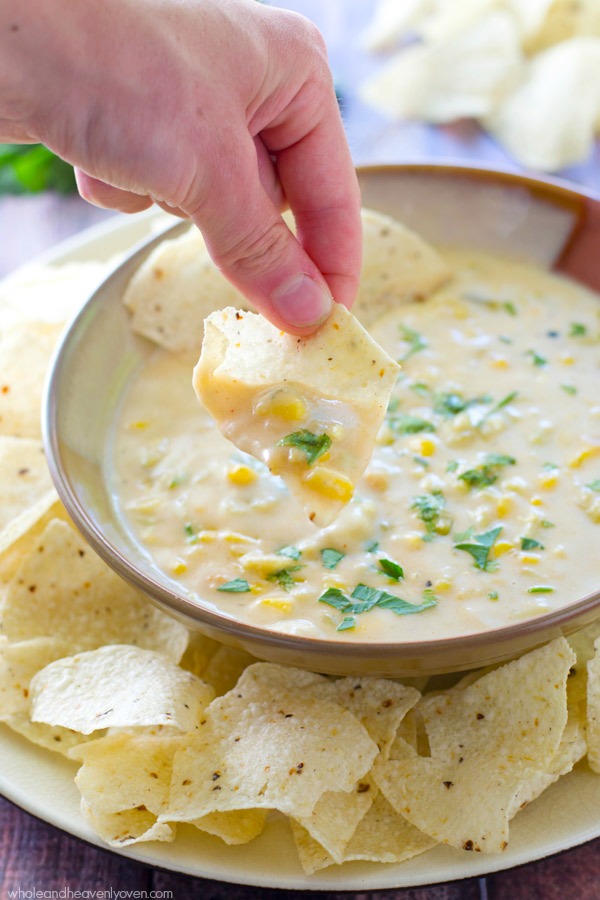 Zoompato Green Chile Sweet Corn Queso Dip