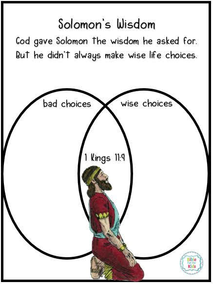 Bible Fun For Kids Solomon s Life