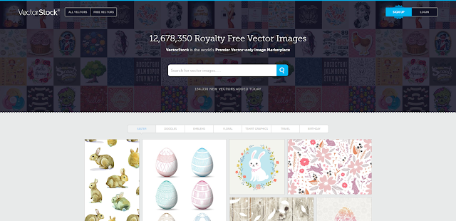 VectorStock free vector resources, best websites for free designs