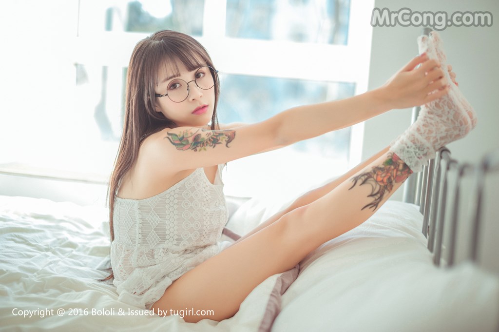BoLoli 2017-04-01 Vol.040: Model Xia Mei Jiang (夏 美 酱) (88 photos) photo 1-6