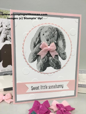 Stampin Up Sweet Little Something Layering Circles 2017-2019 In Color Bitty Bows