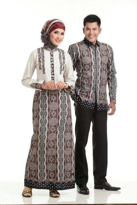 Gamis batik couple KAFTAN ARTIS 