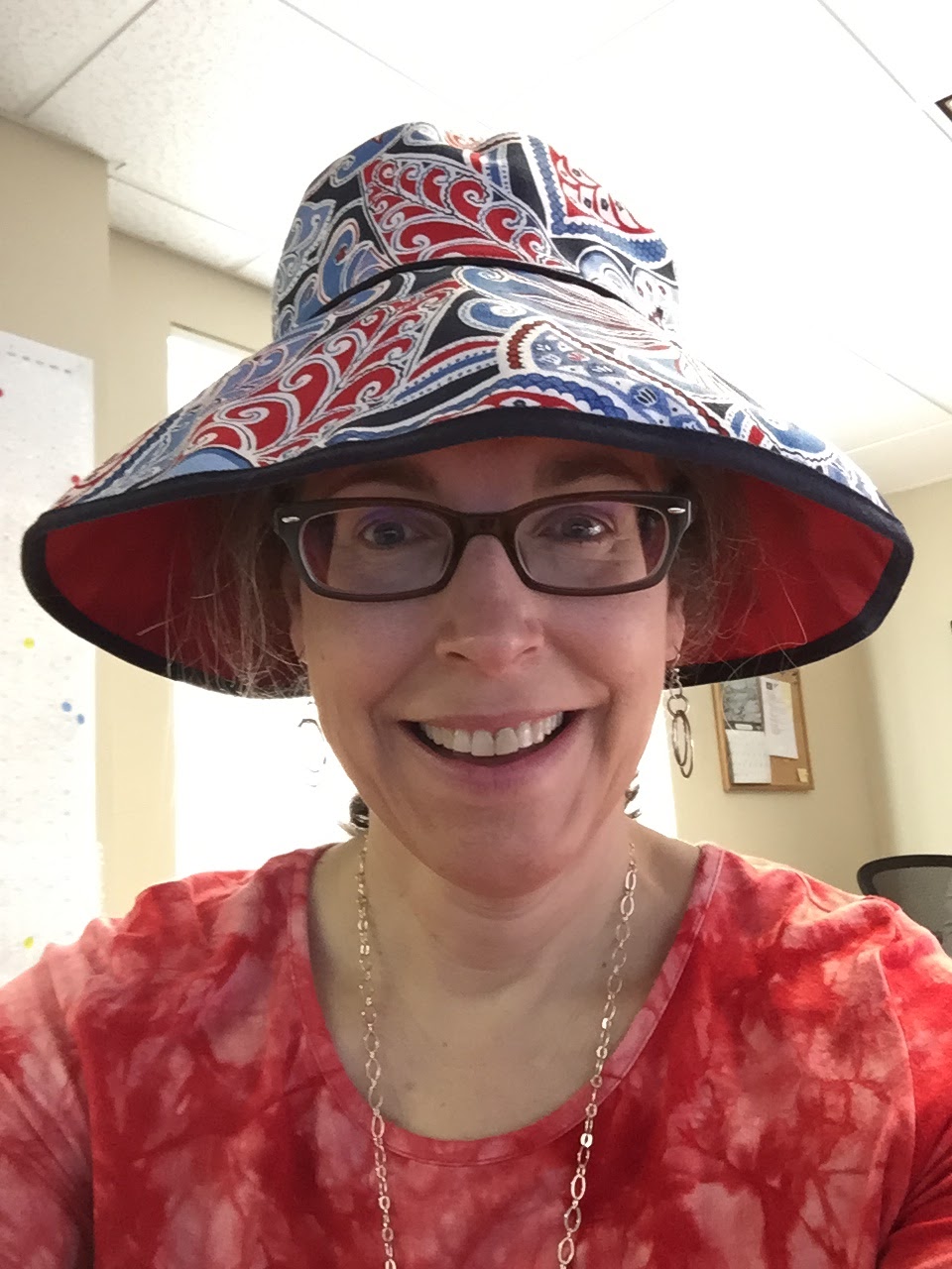 Mainely Tracy "Hat Day" at Work!