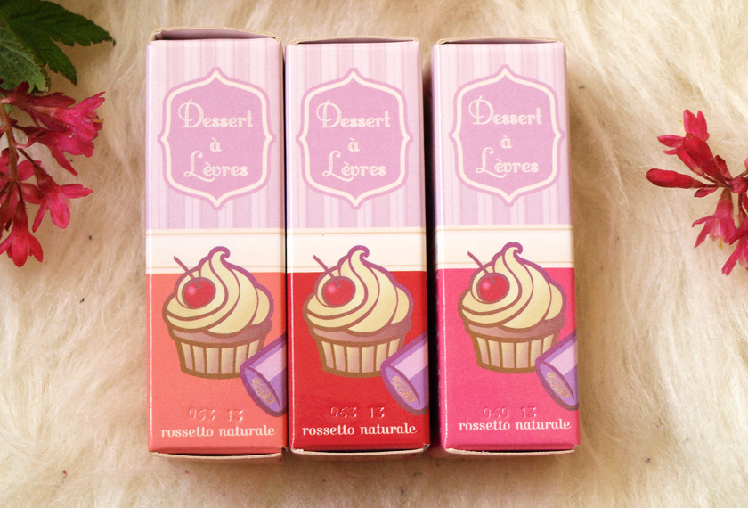 neve cosmetics dessert a levres lipsticks review and swatches