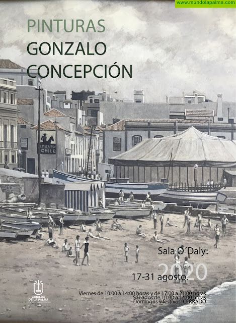 El pintor palmero Gonzalo Concepción expone en el Espacio de Arte O`Daly