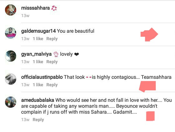 Some Nigerian men are actually lusting after transgender beauty queen, Miss Sahhara, see comments...