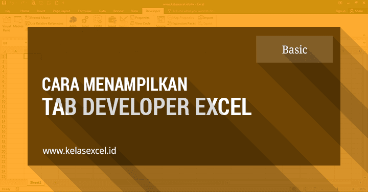 Cara Menampilkan Tab Developer Excel Cara Menampilkan Tab Developer Excel