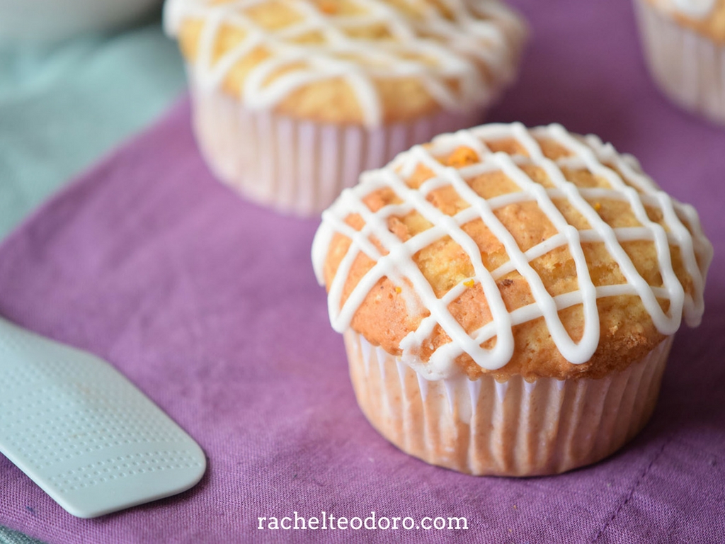 Carrot Cake Muffins With Cream Cheese Glaze