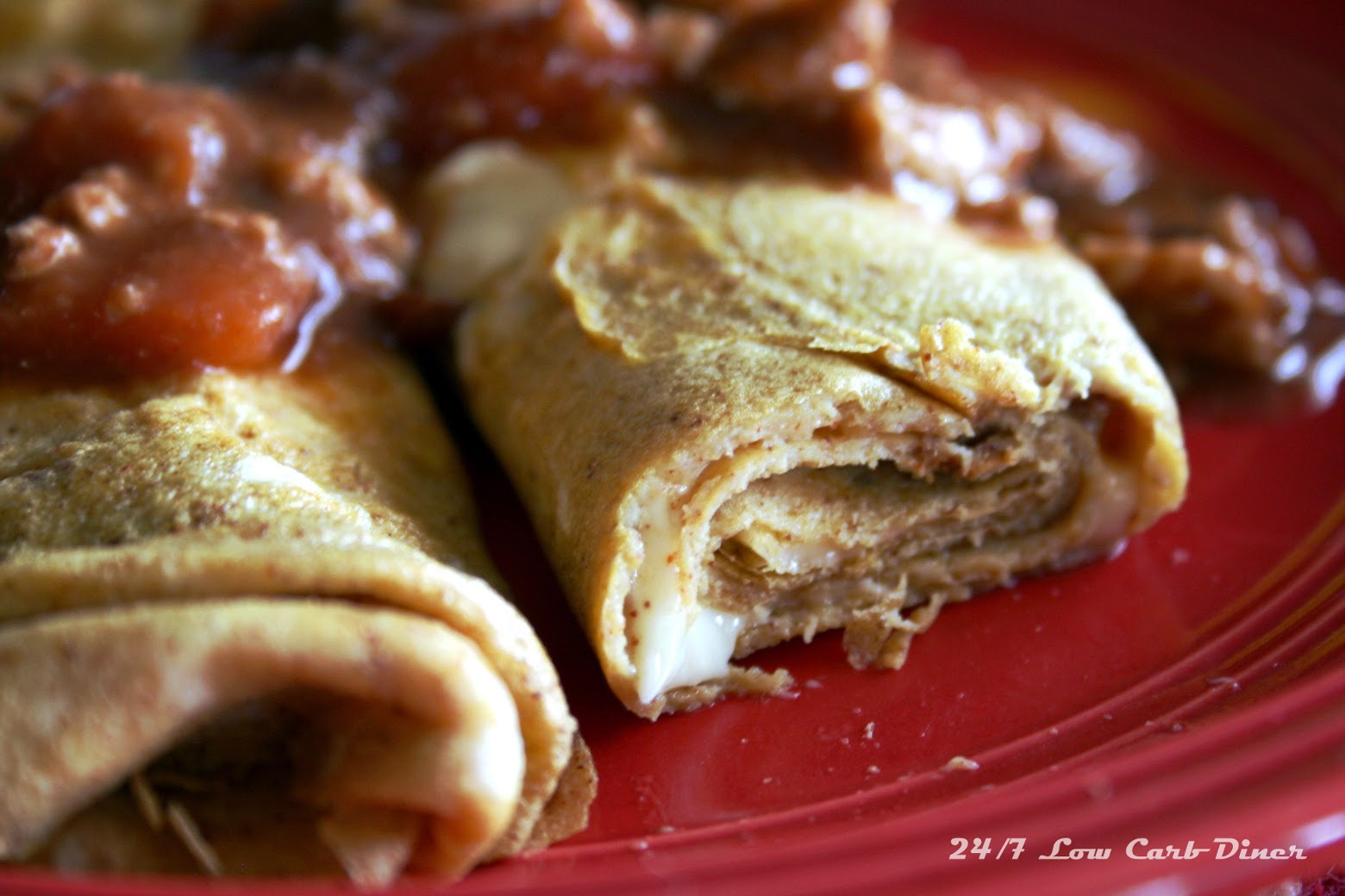 24 7 Low Carb Diner Chili Cheese Egg Roll Ups