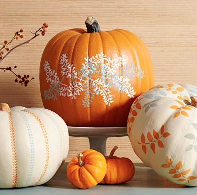 Cottage Flavor: Pretty Pumpkin Decorating Ideas