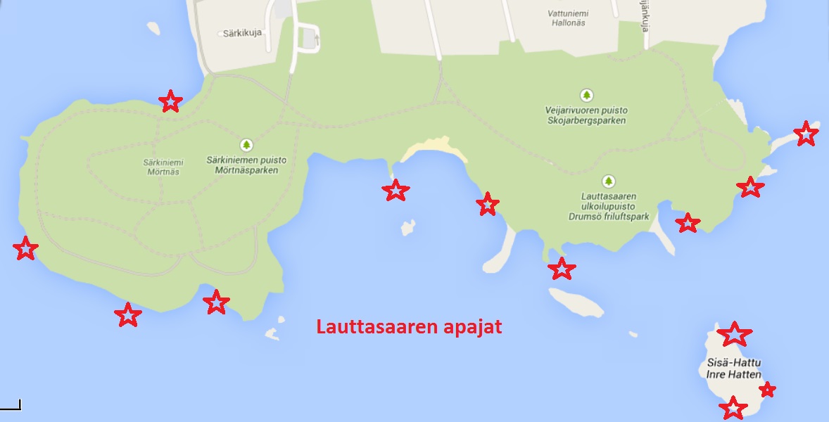 Mentally Battleship One hundred years Marmekalassa.com: Kalapaikat: Lauttasaari ”Erämies on erimies…”