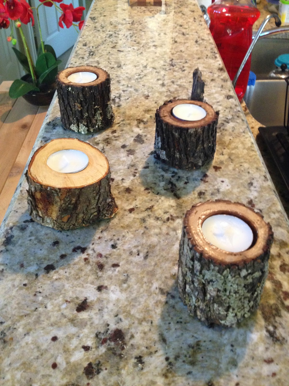 Rustic DIY Projects How To Tree Branch Tea Light Candle Holder