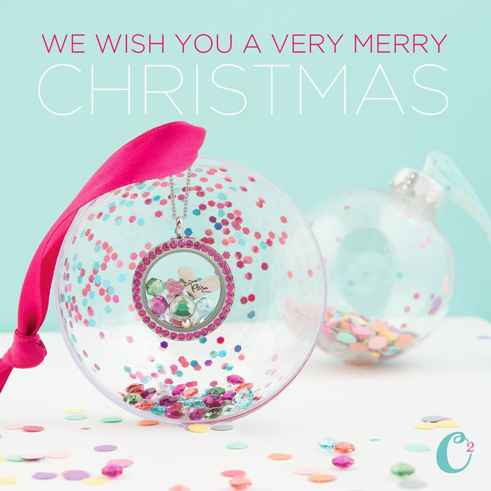 We wish you a Merry Christmas! Origami Owl at StoriedCharms.com