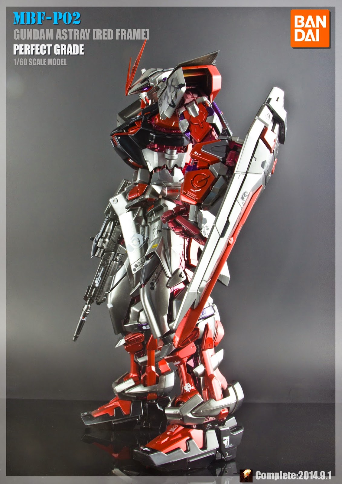 GUNDAM GUY: PG 1/60 MBF-P02 Gundam Astray Red Frame - Painted Build