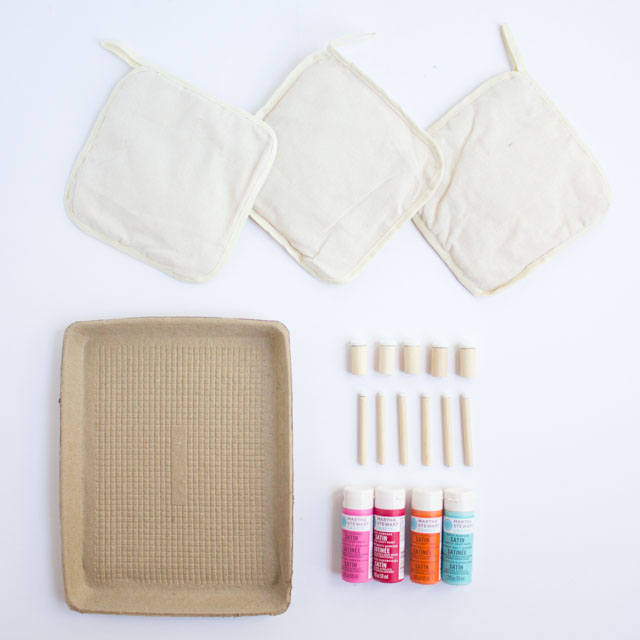 DIY Painted Pot Holders for Mother's Day Design Improvised