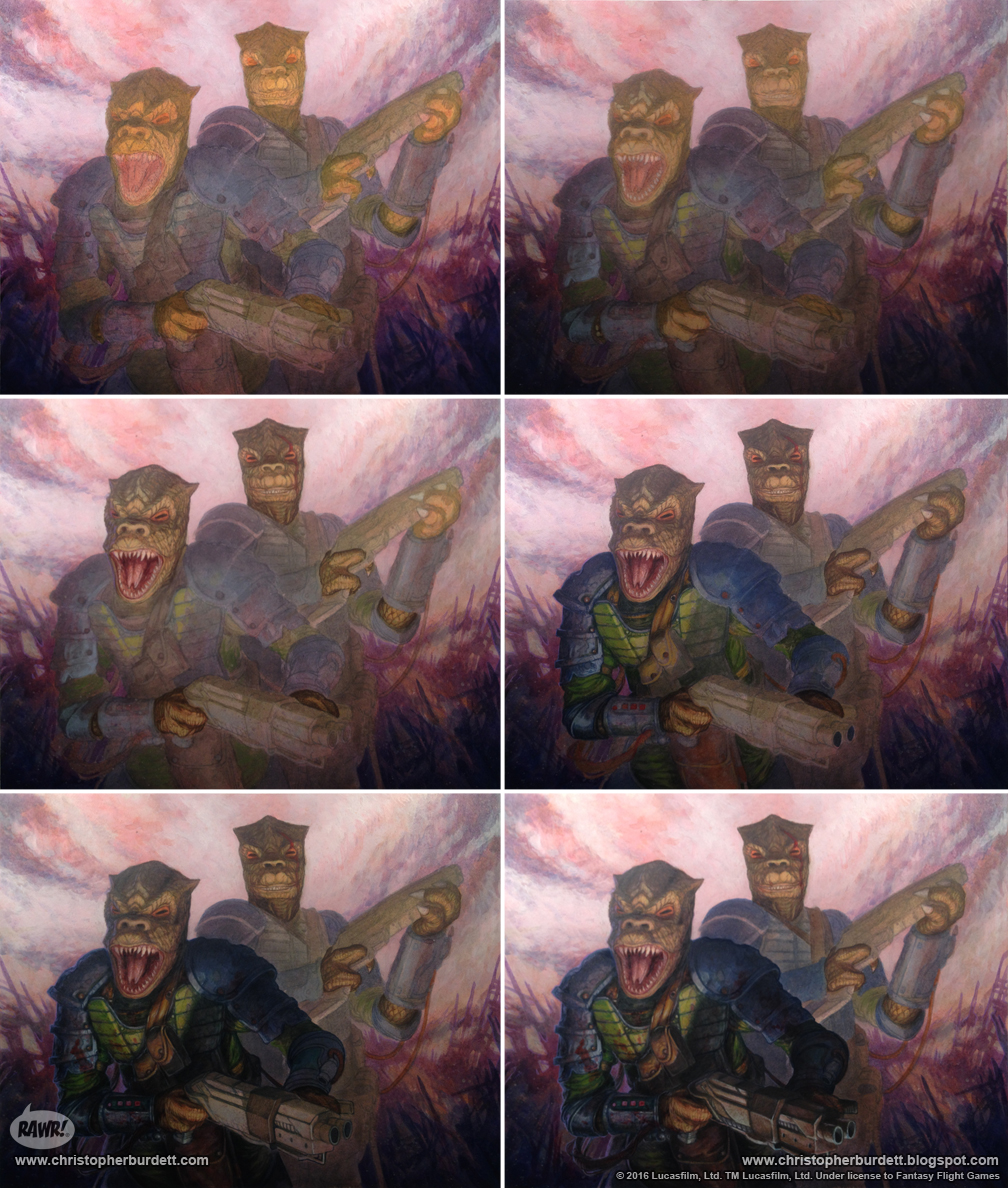 The DOODLES, DESIGNS, and aRT of CHRISTOPHER BURDETT Trandoshan Hunter