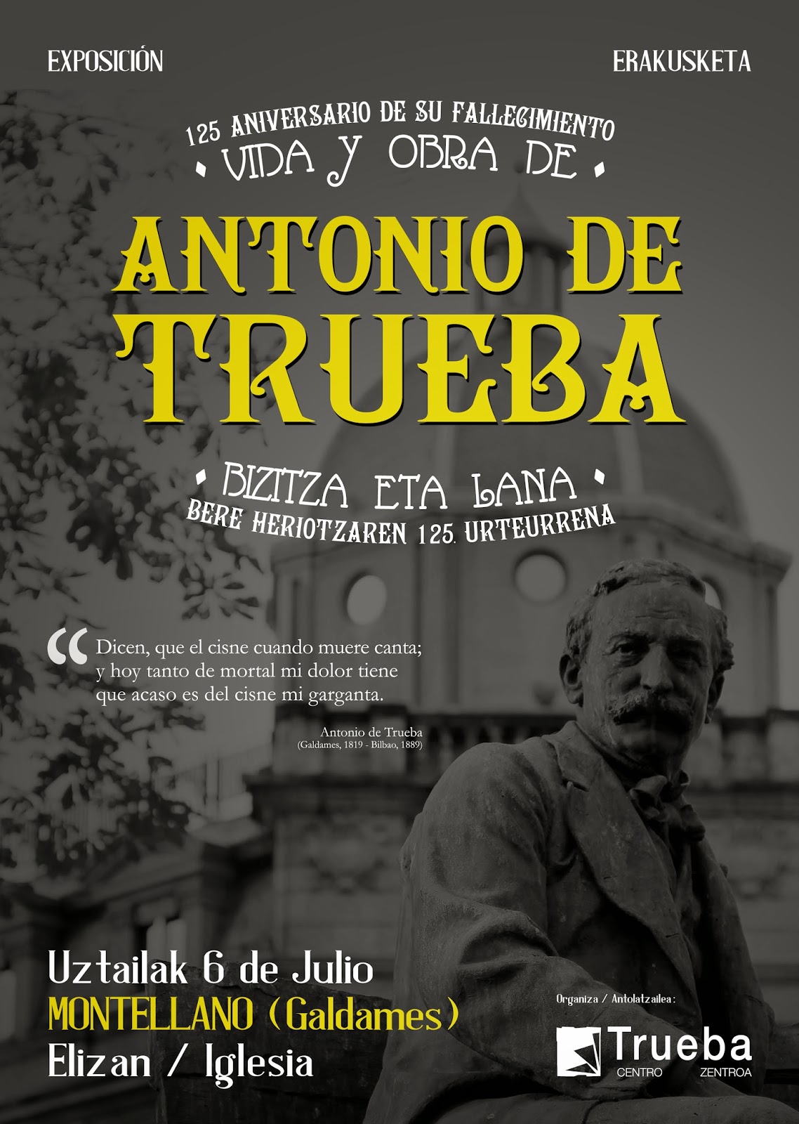 Exposición "Vida y obra de Antonio de Trueba"