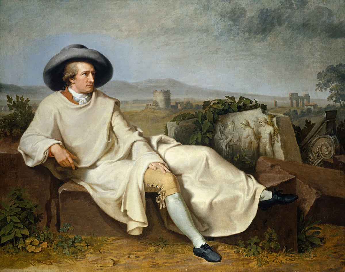Johann Wolfgang von Goethe by Johann Heinrich Wilhelm Tischbein