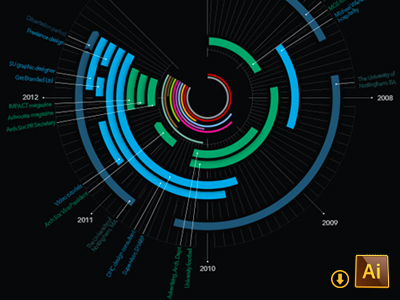 infografia timeline vectores