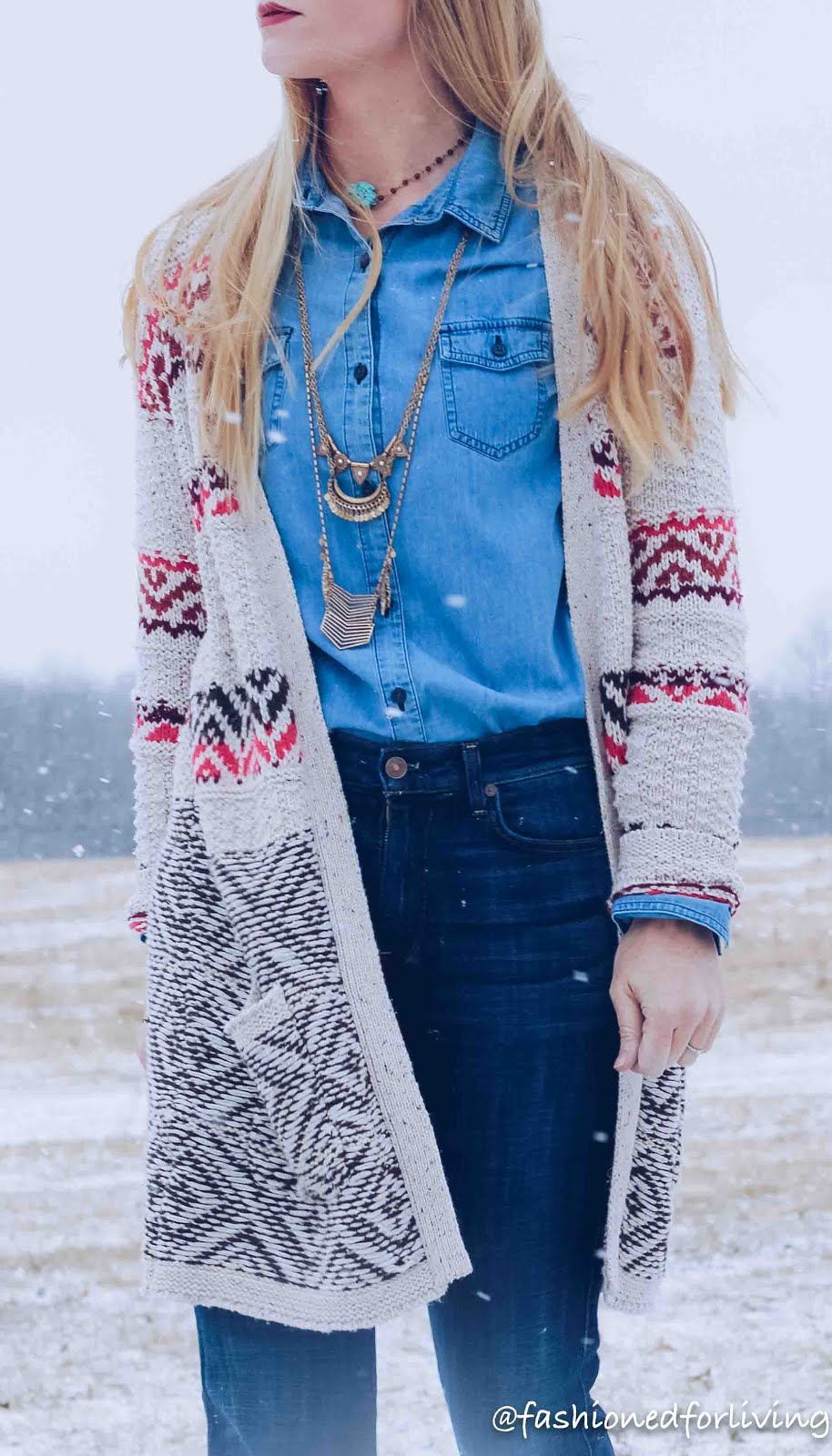 winter cowgirl boot outfit