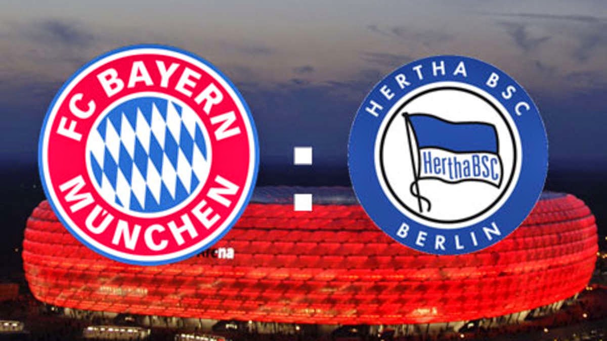 Aufstellung Bayern Hertha