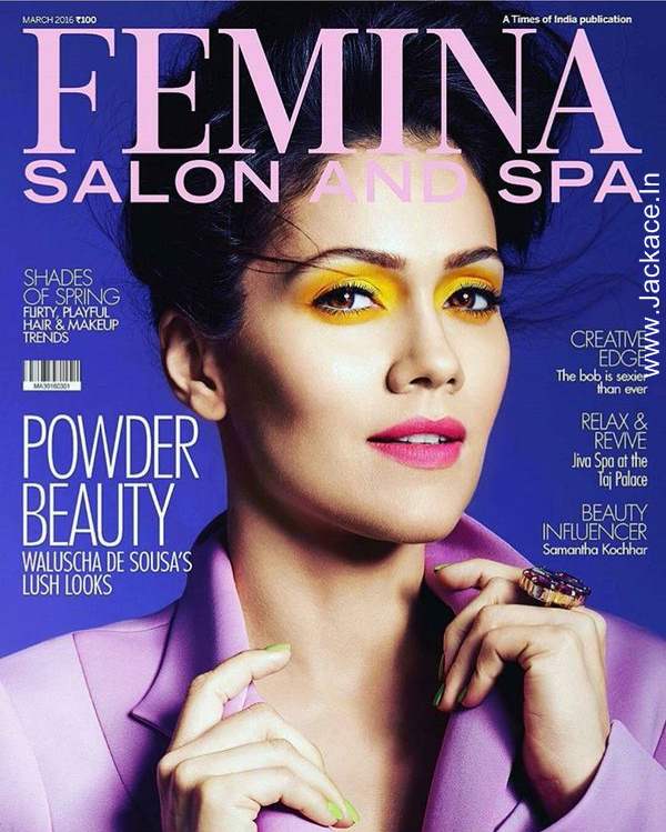 Stunning Waluscha De Sousa On The Cover Of Femina Salon & Spa