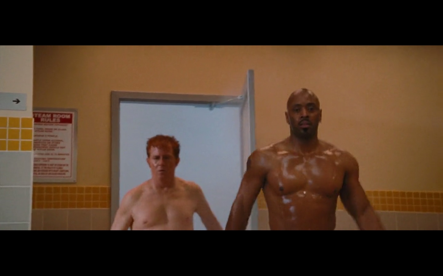 owen wilson with a naked black man