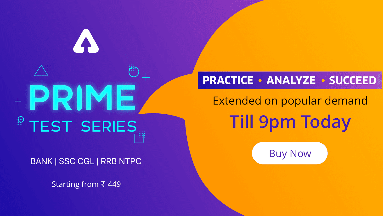 Last Hours Left!! | PRIME Test Series For Bank, SSC CGL & RRB NTPC |_2.1