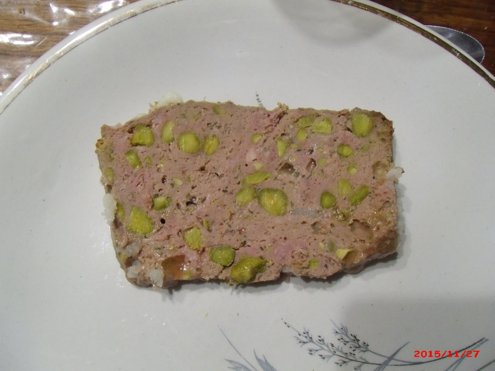 saze66cuisine Terrine de canard aux noisettes ou aux pistaches