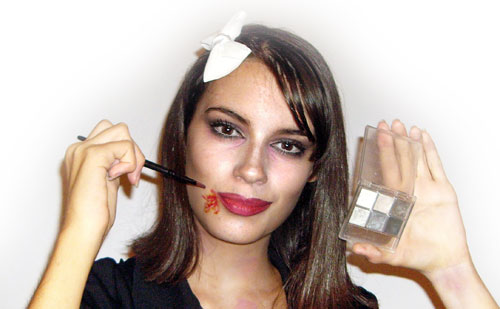 maquillaje de Halloween para disfraz de zombie monika sanchez guapa al instante
