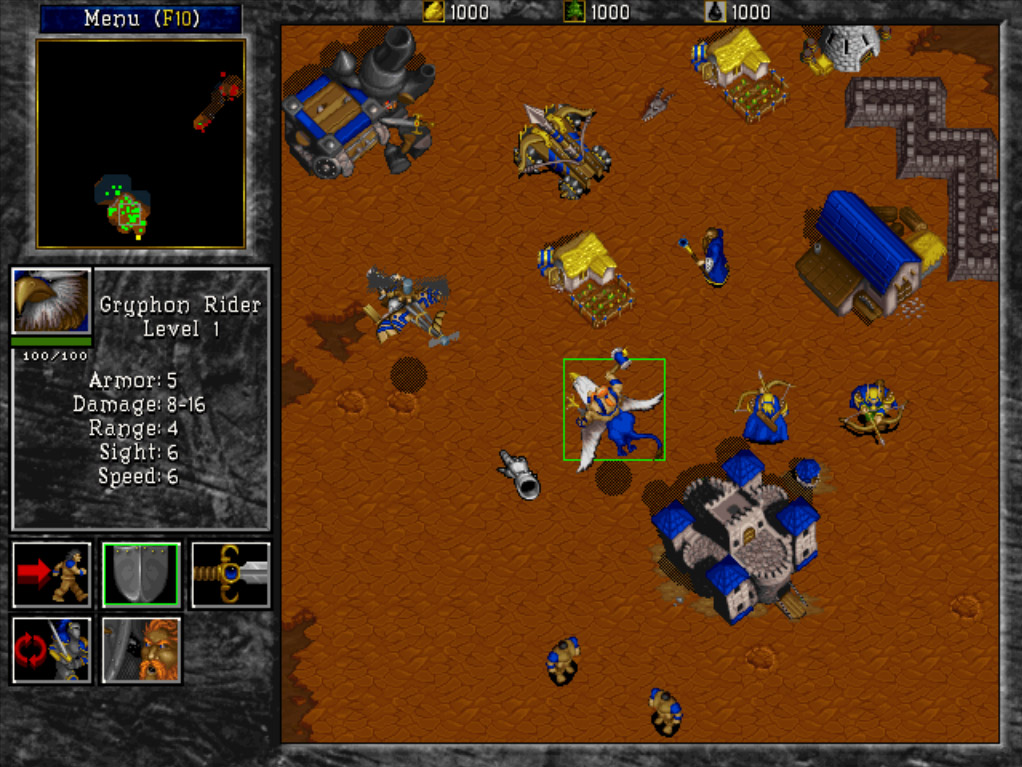 The Best Games Ever Gryphon Rider Screenshot Warcraft 2