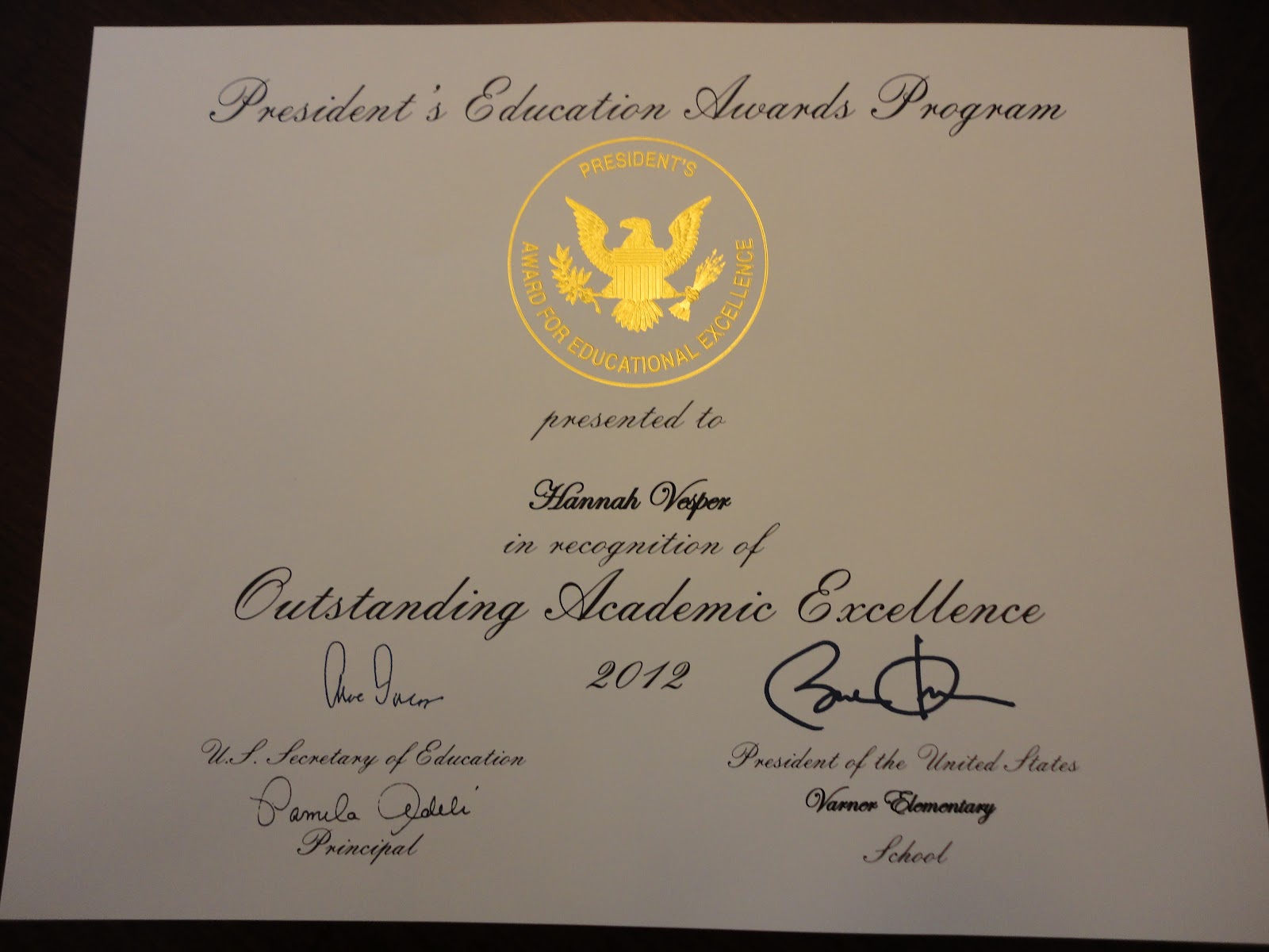 Revelations by a 40-Something Mom: 5th Grade Awards Day & 5th Grade Walk