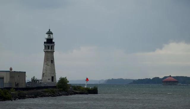 Buffalo Main Light: where the Buffalo River meets Lake Erie