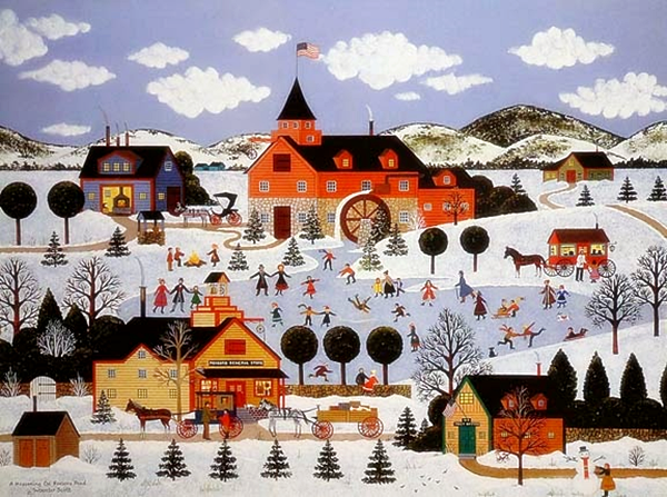 Jane Wooster Scott - Scene invernali natalizie.