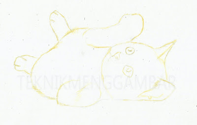 Menggambar Anak Kucing