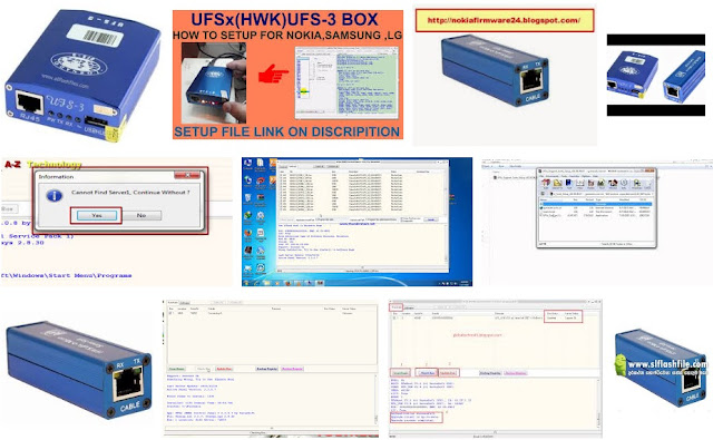 UFSx HWK Alat flashing untuk hp Nokia.