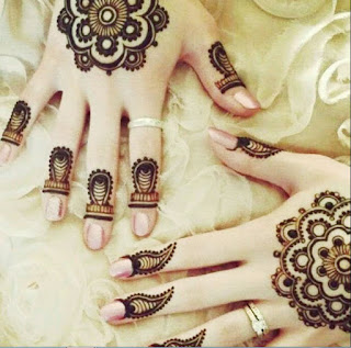 Arabian Tikka Style Mehndi Design