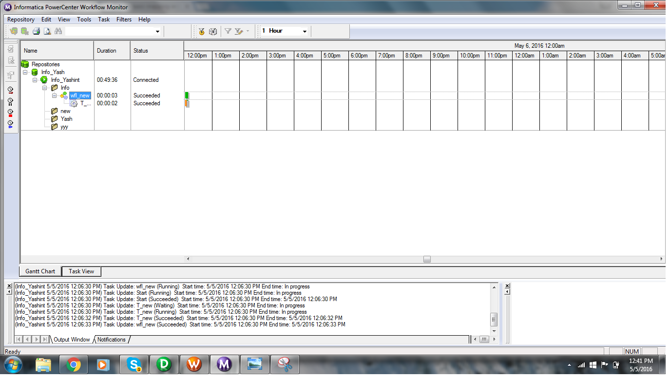 Create basic mapping in informatica using flat file to table