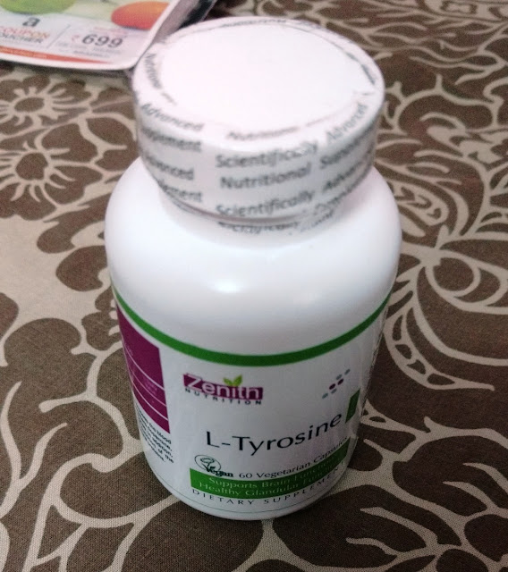 Zenith Nutrition L-Tyrosine 500mg - 60 Veg Capsules Review