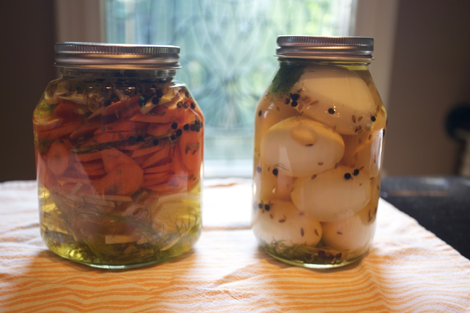 Pickled Fennel and Carrots