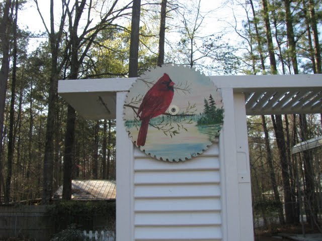 In the Garden: Faux Fence