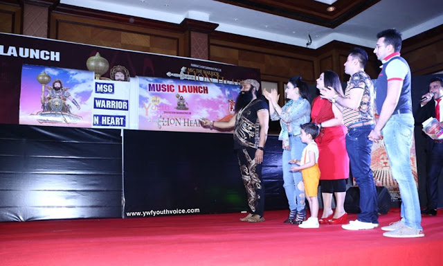 MSG The Warrior Lionheart Music Launch Title Song Download Images Ijjat Ka Rakhwala Sherdil starring Saint Dr. Gurmeet Ram Rahim Singh Ji Insan
