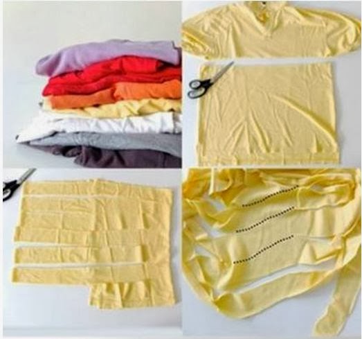DIY Mat with Old Clothes - The Idea King